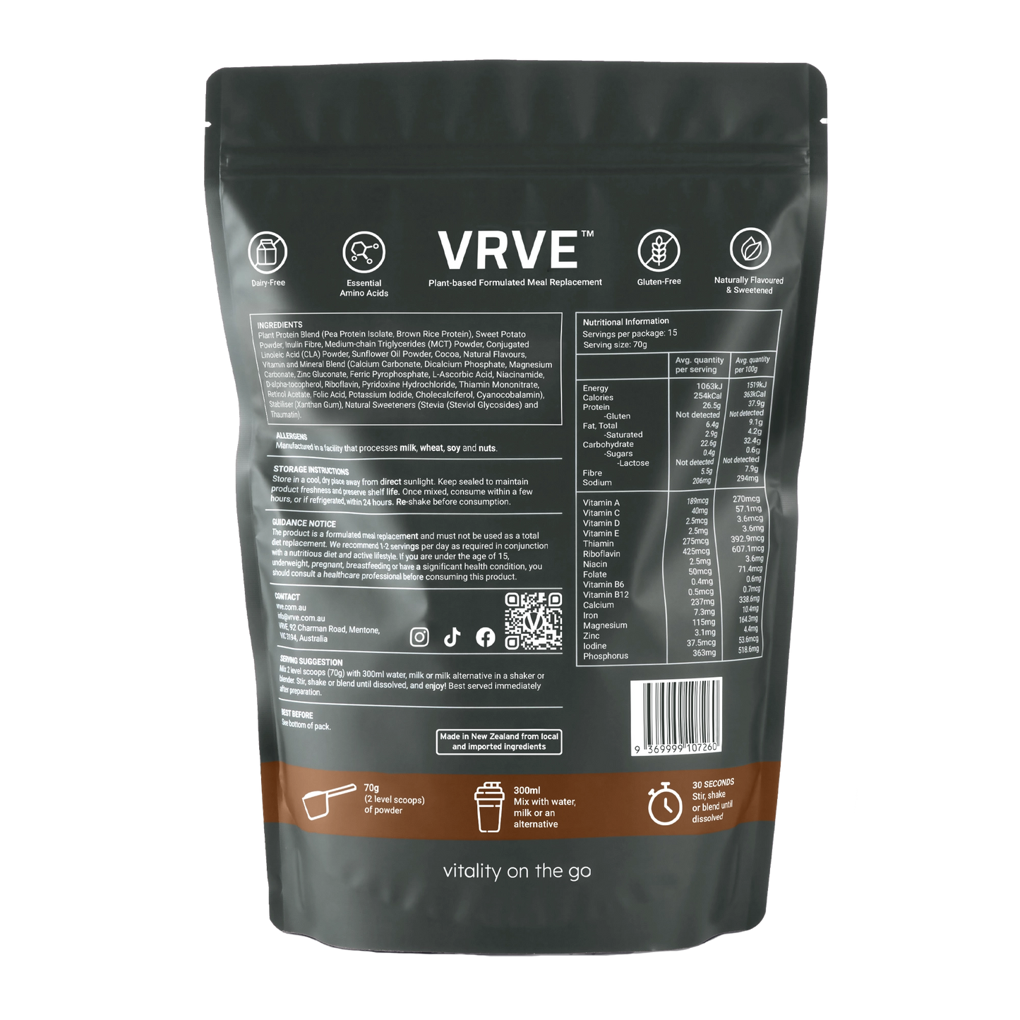 The Alternative Meal Replacement Powder 1.05kg/15 Meals